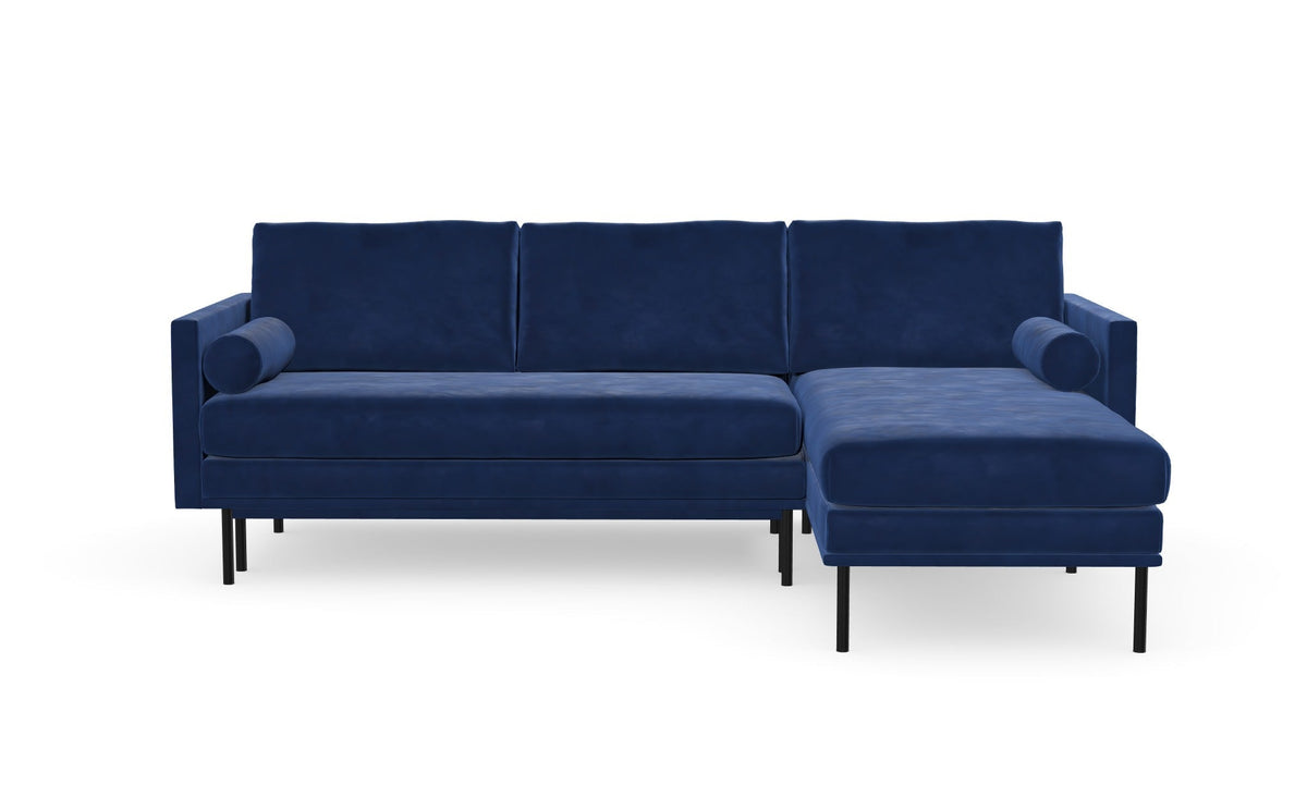Sofa Blues z szezlongiem