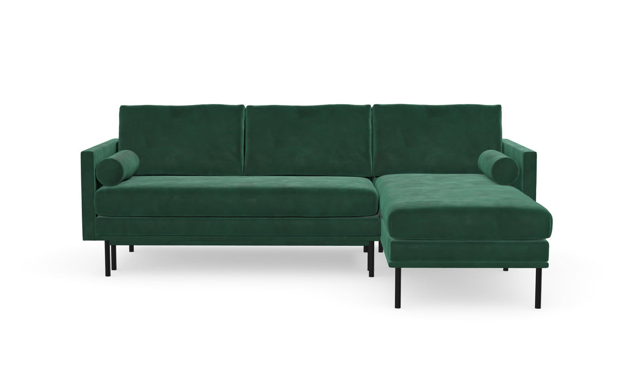 Sofa Blues z szezlongiem