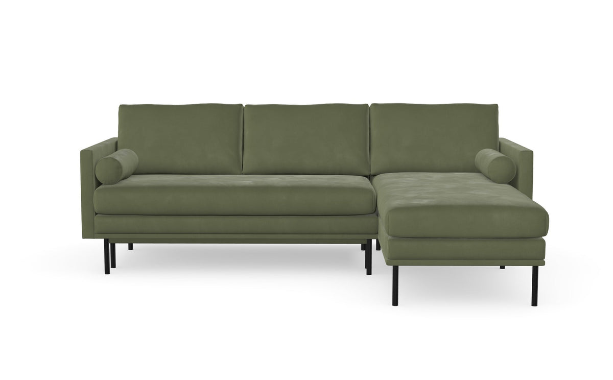 Sofa Blues z szezlongiem