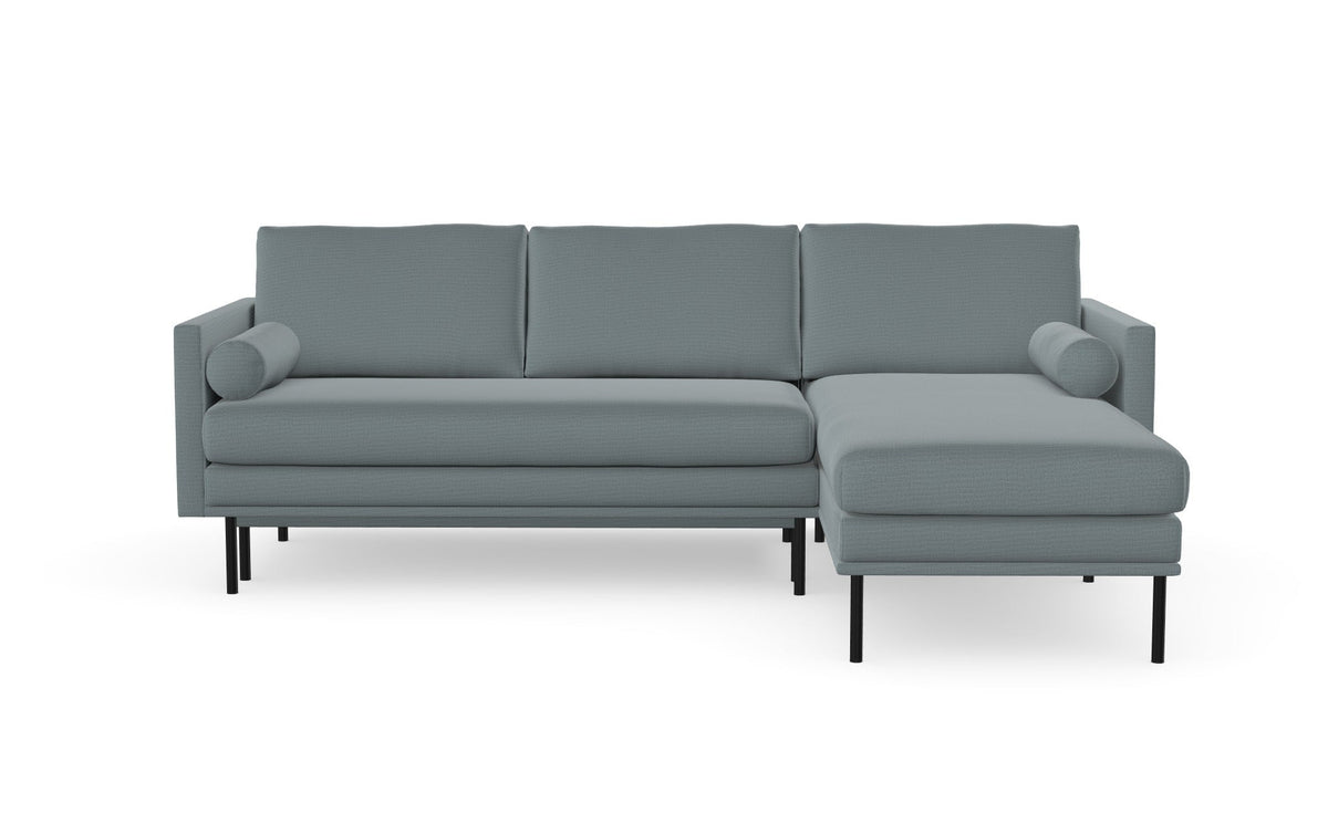 Sofa Blues z szezlongiem