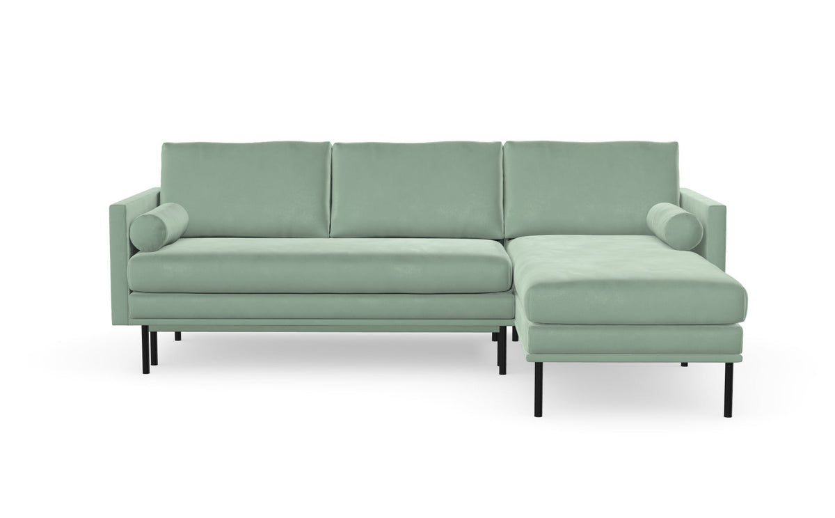 Sofa Blues z szezlongiem