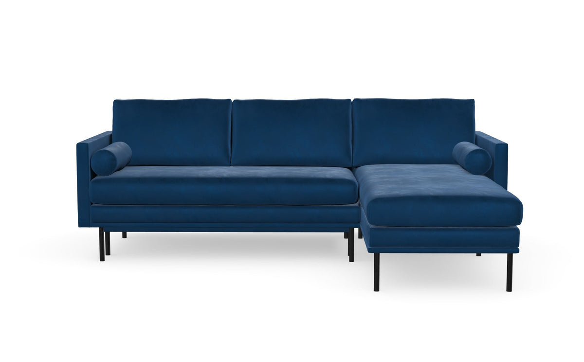 Sofa Blues z szezlongiem