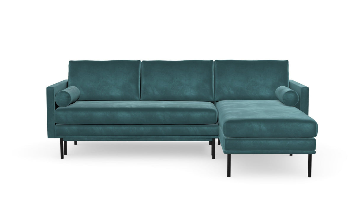 Sofa Blues z szezlongiem