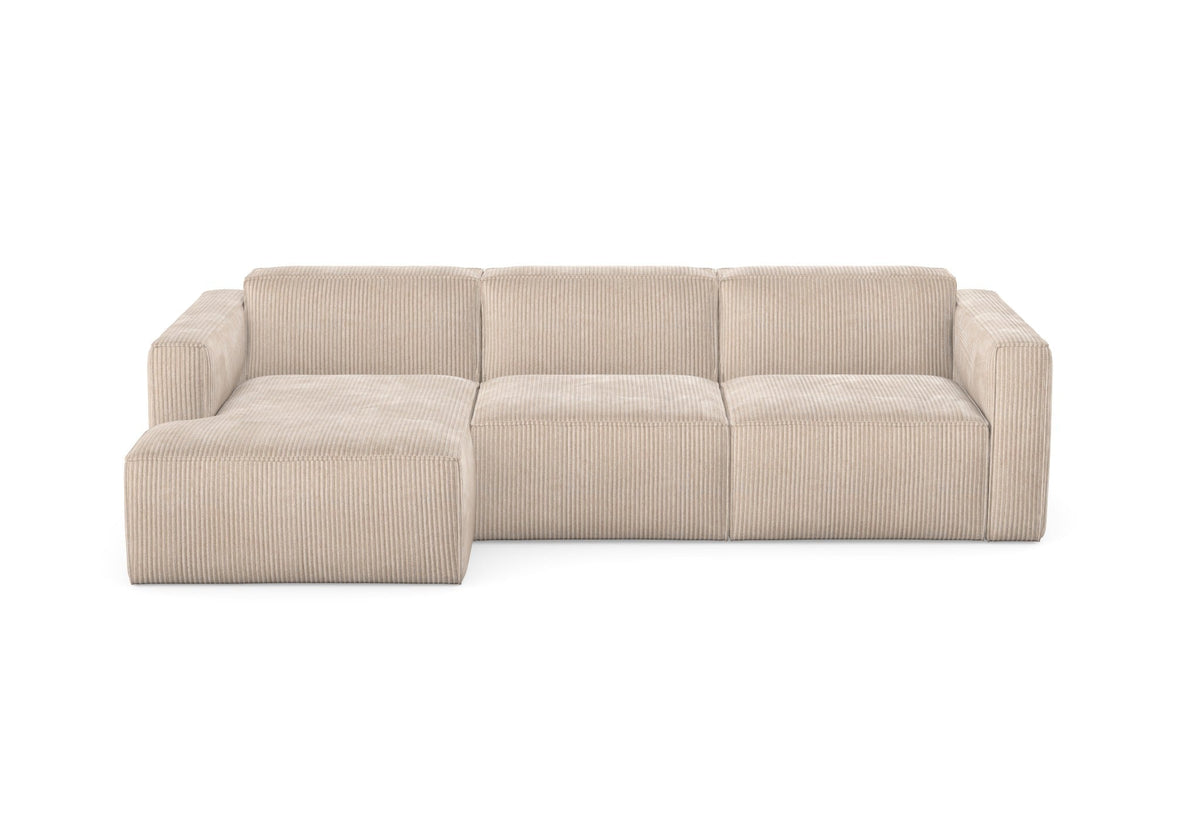 Sofa Slay z szezlongiem, prawa