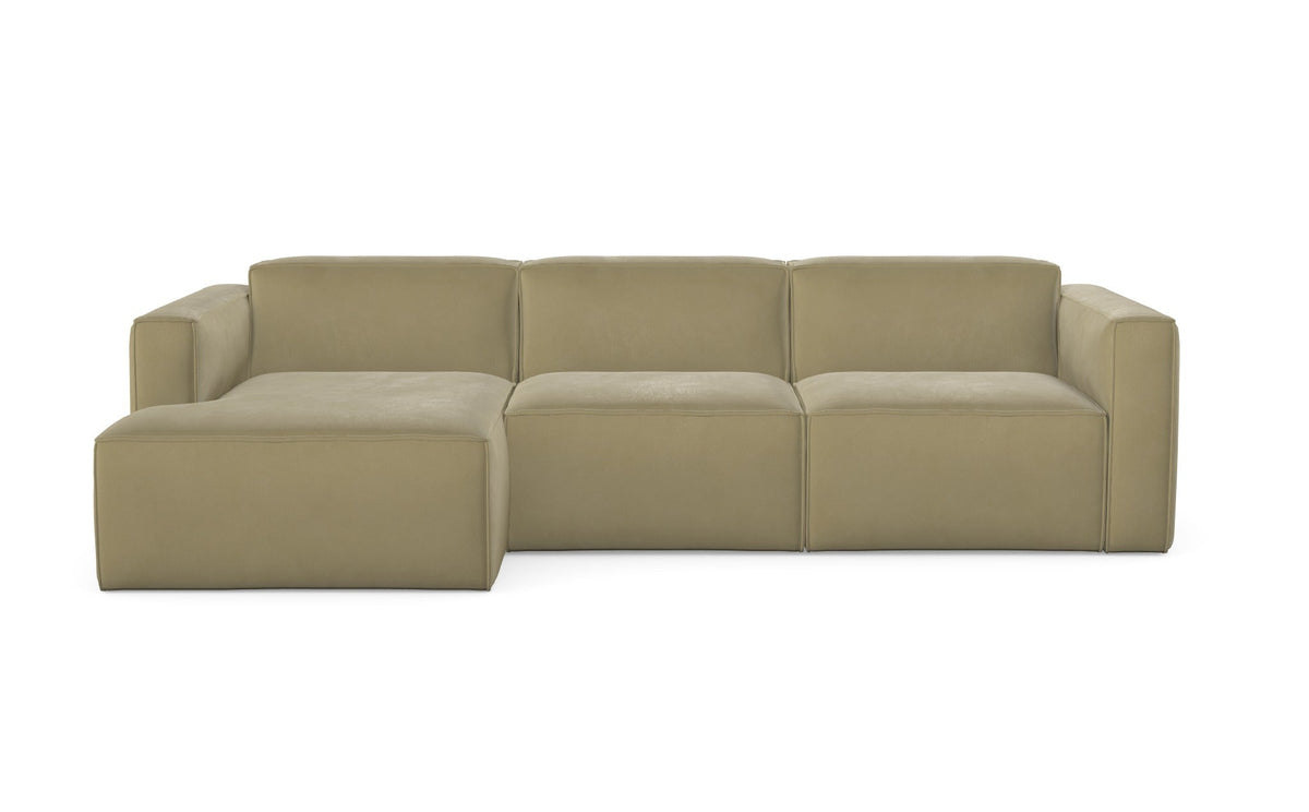 Sofa Slay z szezlongiem, prawa