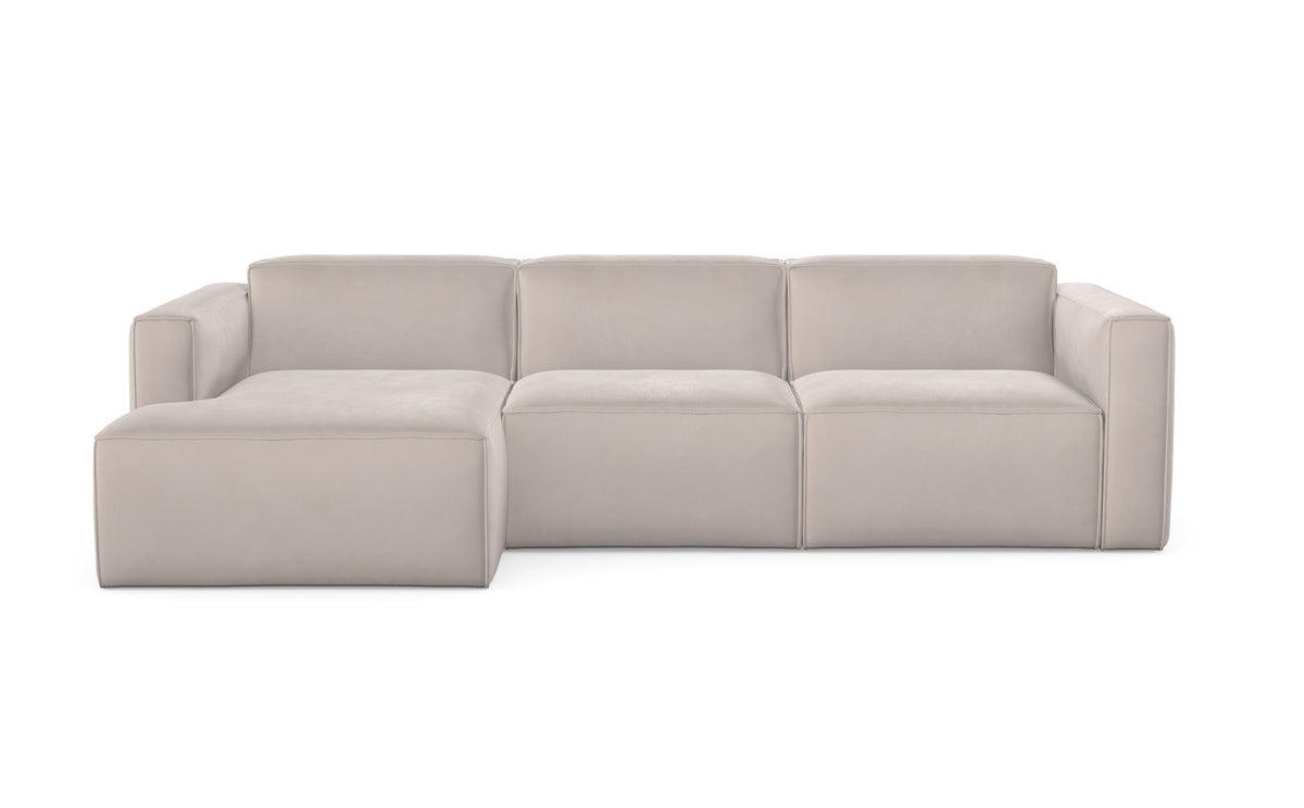 Sofa Slay z szezlongiem, prawa
