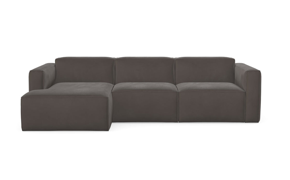 Sofa Slay z szezlongiem, prawa