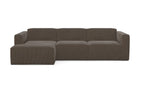 Sofa Slay z szezlongiem, prawa
