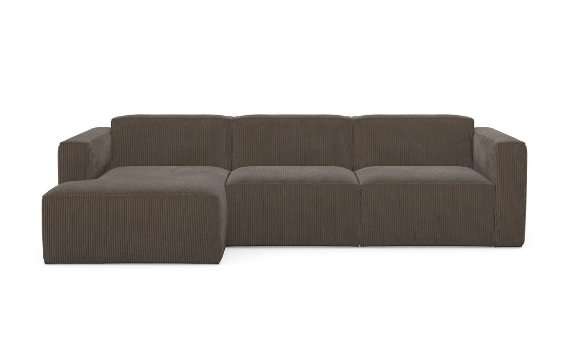 Sofa Slay z szezlongiem, prawa