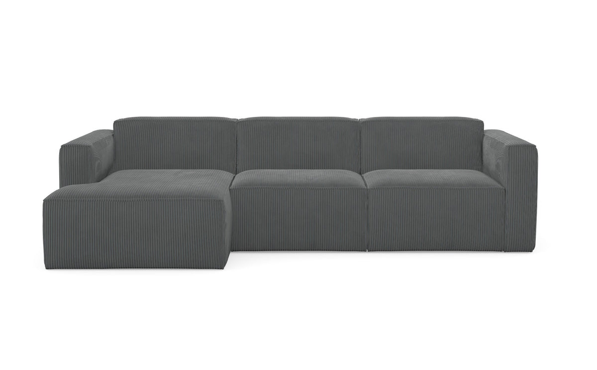 Sofa Slay z szezlongiem, prawa