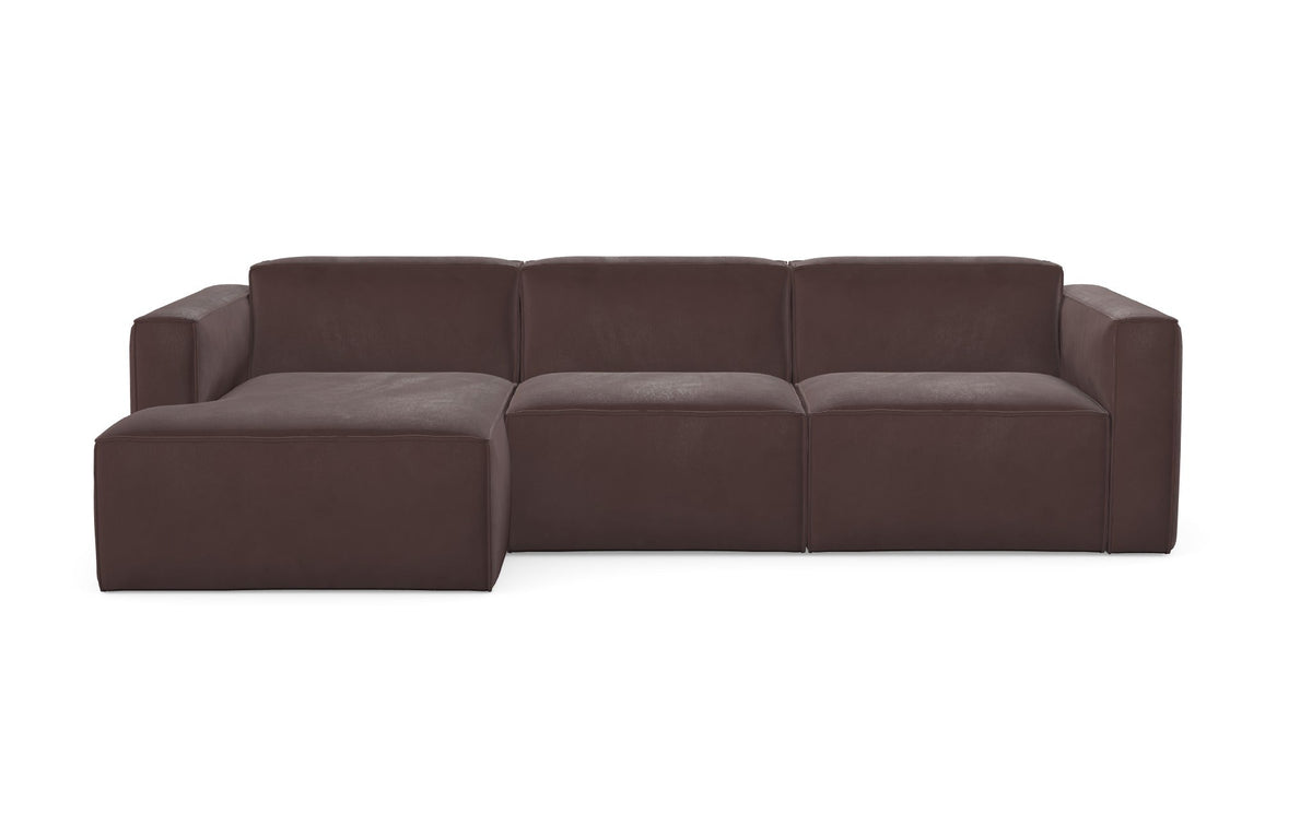Sofa Slay z szezlongiem, prawa